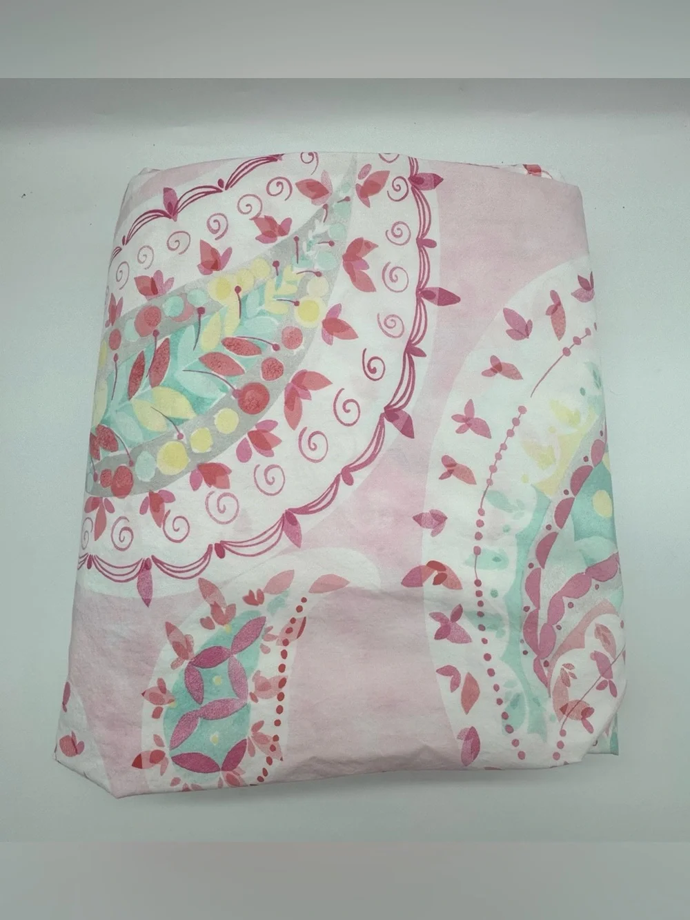 Pottery Barn Kids Paisley Print Twin Duvet Cover and Matching Sham